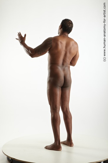 Nude Man Black Standing poses - ALL Average Short Black Standing poses - simple Standard Photoshoot Realistic