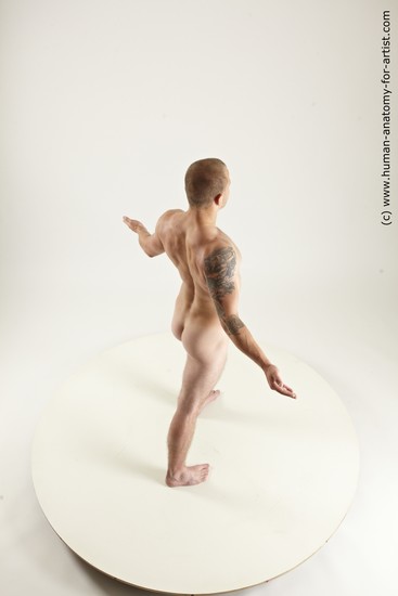 Nude Man White Standing poses - ALL Slim Short Brown Standing poses - simple Multi angles poses Realistic