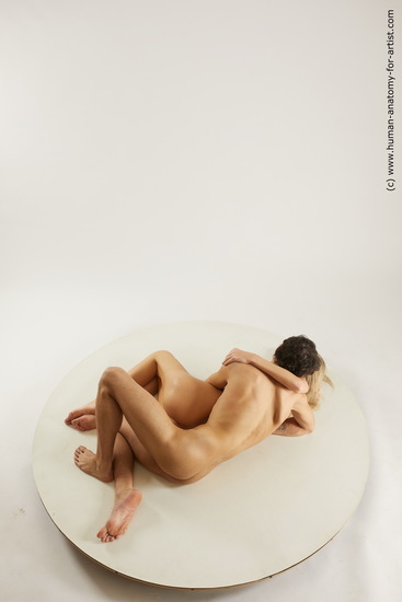 Nude Woman - Man Laying poses - ALL Slim Multi angles poses Realistic