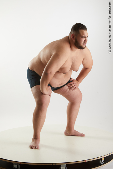 Underwear Man White Overweight Short Black Standard Photoshoot Academic