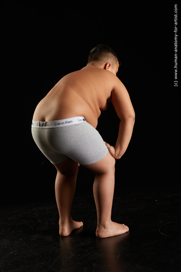 Underwear Man White Standing poses - ALL Overweight Short Black Standing poses - simple Standard Photoshoot  Academic