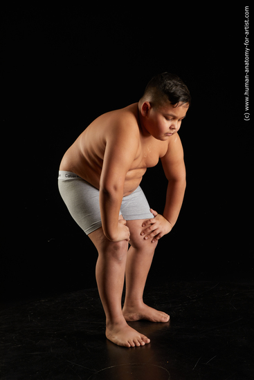 Underwear Man White Standing poses - ALL Overweight Short Black Standing poses - simple Standard Photoshoot  Academic