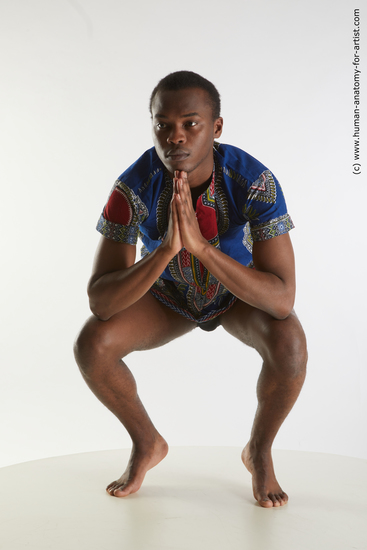 Casual Man Black Slim Short Black Sitting poses - ALL Sitting poses - on knees Standard Photoshoot Academic