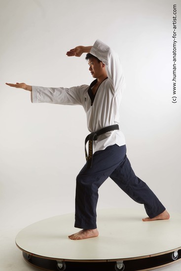 Martial art Man Asian Standing poses - ALL Fighting poses - ALL