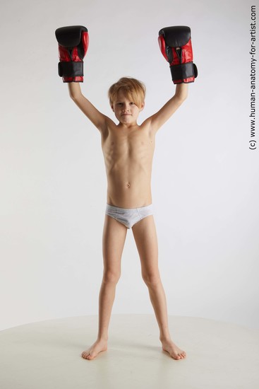 Underwear Fighting Man White Standing poses - ALL Slim Medium Blond Standing poses - simple Standard Photoshoot  Academic Fighting poses - ALL