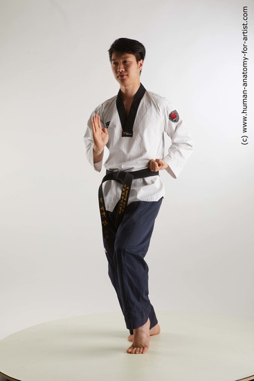 Sportswear Martial art Man Asian Standing poses - ALL Average Short Black Standing poses - simple Standard Photoshoot Academic Fighting poses - ALL