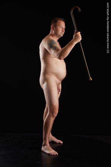 Nude Man White Standing poses - ALL Short Brown Standing poses - simple Standard Photoshoot Chubby Realistic