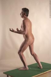 Nude Man White Standing poses - ALL Slim Short Grey Standing poses - simple Realistic