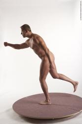 Nude Man White Standing poses - ALL Average Short Brown Standing poses - simple Realistic