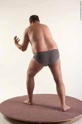 Underwear Man White Standing poses - ALL Chubby Short Brown Standing poses - simple Academic