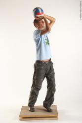 Casual Holding Man White Standing poses - ALL Slim Short Brown Standing poses - simple Academic