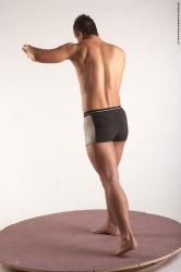 Underwear Martial art Man White Standing poses - ALL Average Short Brown Standing poses - simple Academic