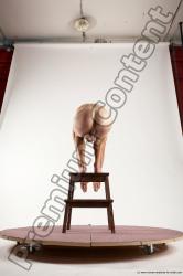 Nude Man White Standing poses - ALL Athletic Short Brown Standing poses - bend over Multi angles poses Realistic