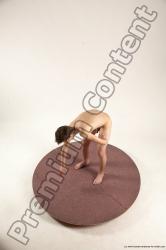 Nude Man White Standing poses - ALL Slim Short Brown Multi angles poses Realistic