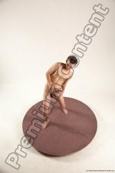 Nude Man White Standing poses - ALL Slim Short Brown Standing poses - simple Multi angles poses Realistic