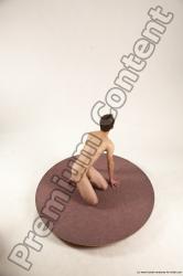 Nude Man White Perspective distortion Slim Short Brown Multi angles poses Realistic