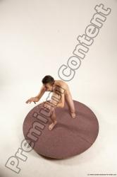 Nude Man White Standing poses - ALL Slim Short Brown Standing poses - simple Multi angles poses Realistic