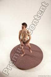 Nude Man White Standing poses - ALL Slim Short Brown Standing poses - simple Multi angles poses Realistic