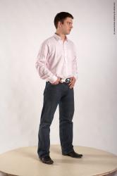 Casual Man White Standing poses - ALL Average Short Brown Standing poses - simple Academic