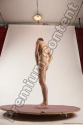 Nude Man White Standing poses - ALL Slim Short Brown Standing poses - simple Multi angles poses Realistic