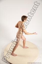 Nude Man White Standing poses - ALL Athletic Short Brown Standing poses - simple Multi angles poses Realistic