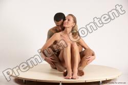 Nude Woman - Man Another Standing poses - ALL Slim Short Brown Standing poses - simple Multi angles poses Realistic