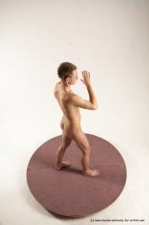 Nude Man White Standing poses - ALL Slim Short Brown Standing poses - simple Multi angles poses Realistic