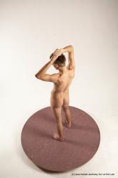 Nude Man White Standing poses - ALL Slim Short Brown Standing poses - simple Multi angles poses Realistic