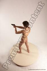 Nude Fighting with gun Man White Standing poses - ALL Slim Short Brown Standing poses - simple Multi angles poses Realistic Fighting poses - ALL