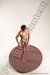 Nude Man White Standing poses - ALL Slim Short Brown Standing poses - simple Multi angles poses Realistic