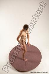 Nude Man White Standing poses - ALL Slim Short Brown Standing poses - simple Multi angles poses Realistic