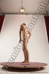 Nude Man White Standing poses - ALL Slim Short Brown Standing poses - simple Multi angles poses Realistic