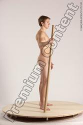 Nude Man White Standing poses - ALL Athletic Short Brown Standing poses - simple Multi angles poses Realistic