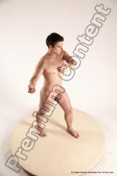 Nude Man White Standing poses - ALL Average Short Brown Standing poses - simple Multi angles poses Realistic