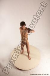 Nude Fighting with gun Man White Standing poses - ALL Slim Short Brown Standing poses - simple Multi angles poses Realistic Fighting poses - ALL