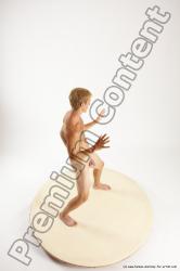 Nude Man White Standing poses - ALL Athletic Short Brown Standing poses - simple Multi angles poses Realistic