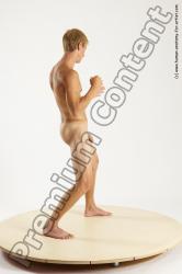 Nude Man White Standing poses - ALL Athletic Short Brown Standing poses - simple Multi angles poses Realistic