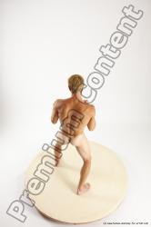 Nude Man White Standing poses - ALL Athletic Short Brown Standing poses - simple Multi angles poses Realistic