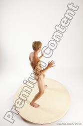 Nude Man White Standing poses - ALL Athletic Short Brown Standing poses - simple Multi angles poses Realistic