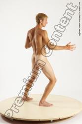 Nude Man White Standing poses - ALL Athletic Short Brown Standing poses - simple Multi angles poses Realistic