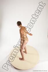 Nude Man White Standing poses - ALL Slim Short Brown Standing poses - simple Multi angles poses Realistic