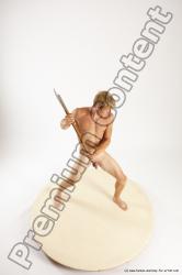 Nude Fighting with axe Man White Standing poses - ALL Athletic Short Brown Standing poses - simple Multi angles poses Realistic