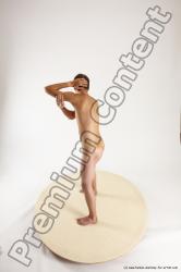 Nude Man White Standing poses - ALL Slim Short Brown Standing poses - simple Multi angles poses Realistic