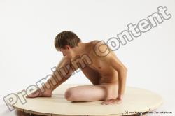 Nude Man White Standing poses - ALL Slim Short Brown Standing poses - simple Multi angles poses Realistic