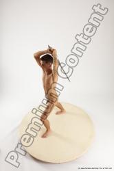 Nude Fighting with sword Man White Standing poses - ALL Athletic Short Brown Standing poses - simple Multi angles poses Realistic