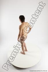 Nude Man White Standing poses - ALL Slim Short Brown Standing poses - simple Multi angles poses Realistic