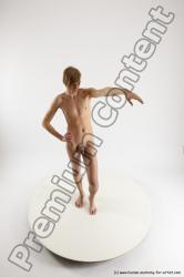 Nude Man White Standing poses - ALL Underweight Medium Brown Standing poses - simple Multi angles poses Realistic