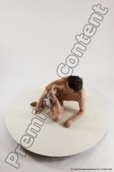 Nude Man White Standing poses - ALL Slim Short Brown Standing poses - simple Multi angles poses Realistic