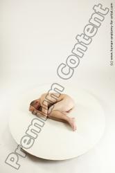 Nude Man White Laying poses - ALL Slim Short Brown Laying poses - on side Multi angles poses Realistic