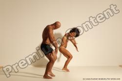 African dance reference poses of Holly & Ron